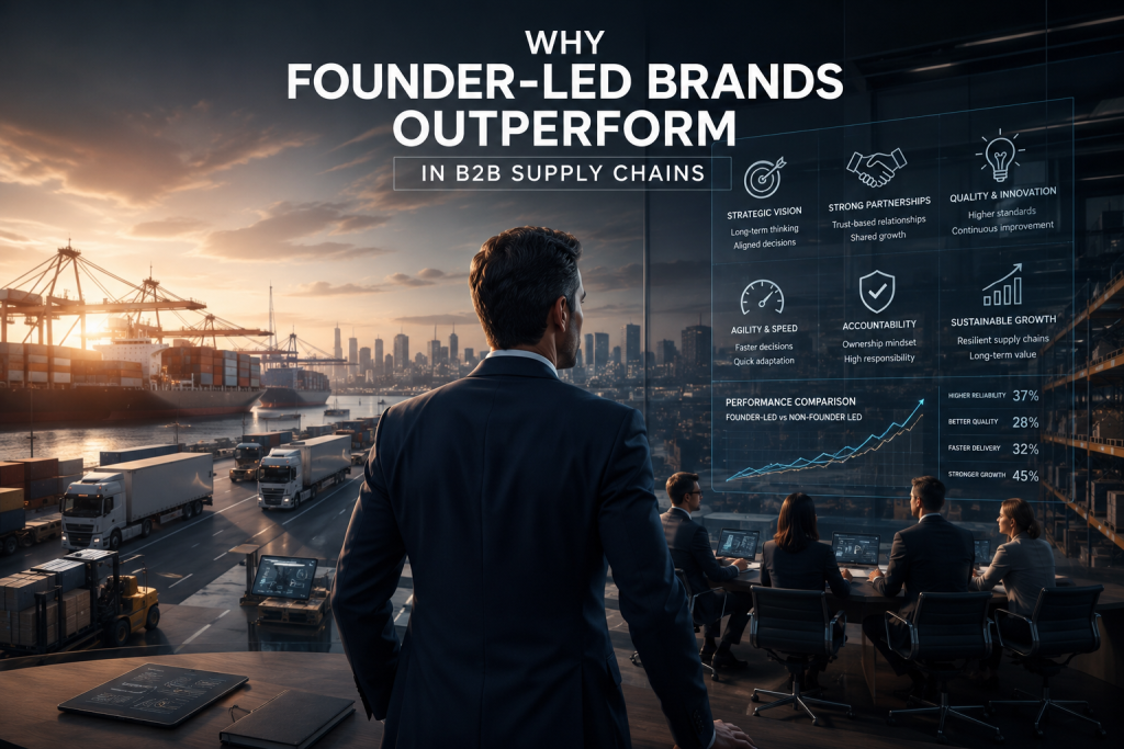 Why Founder-Led Brands Outperform in B2B Supply Chains